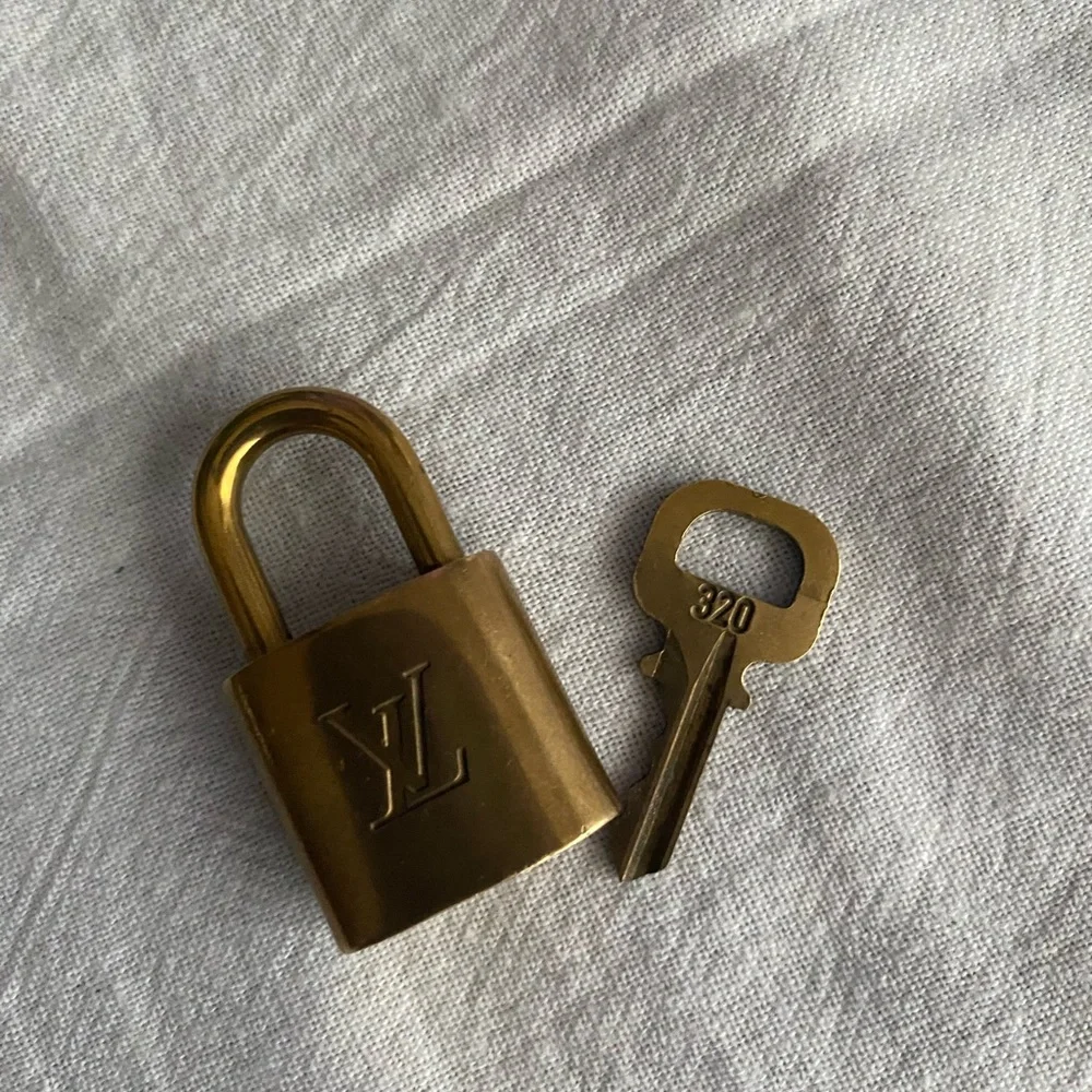 Louis Vuitton Gold Lock and Key Set (ask for #)